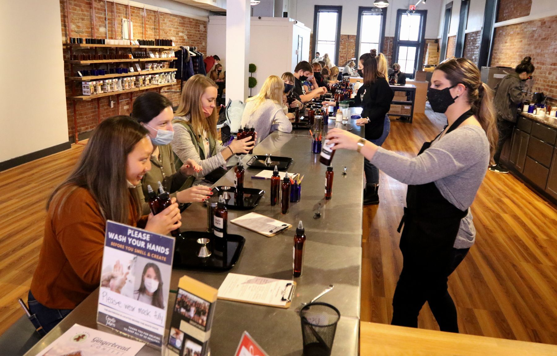 Candle making in St. Charles at The Candle Fusion Studio